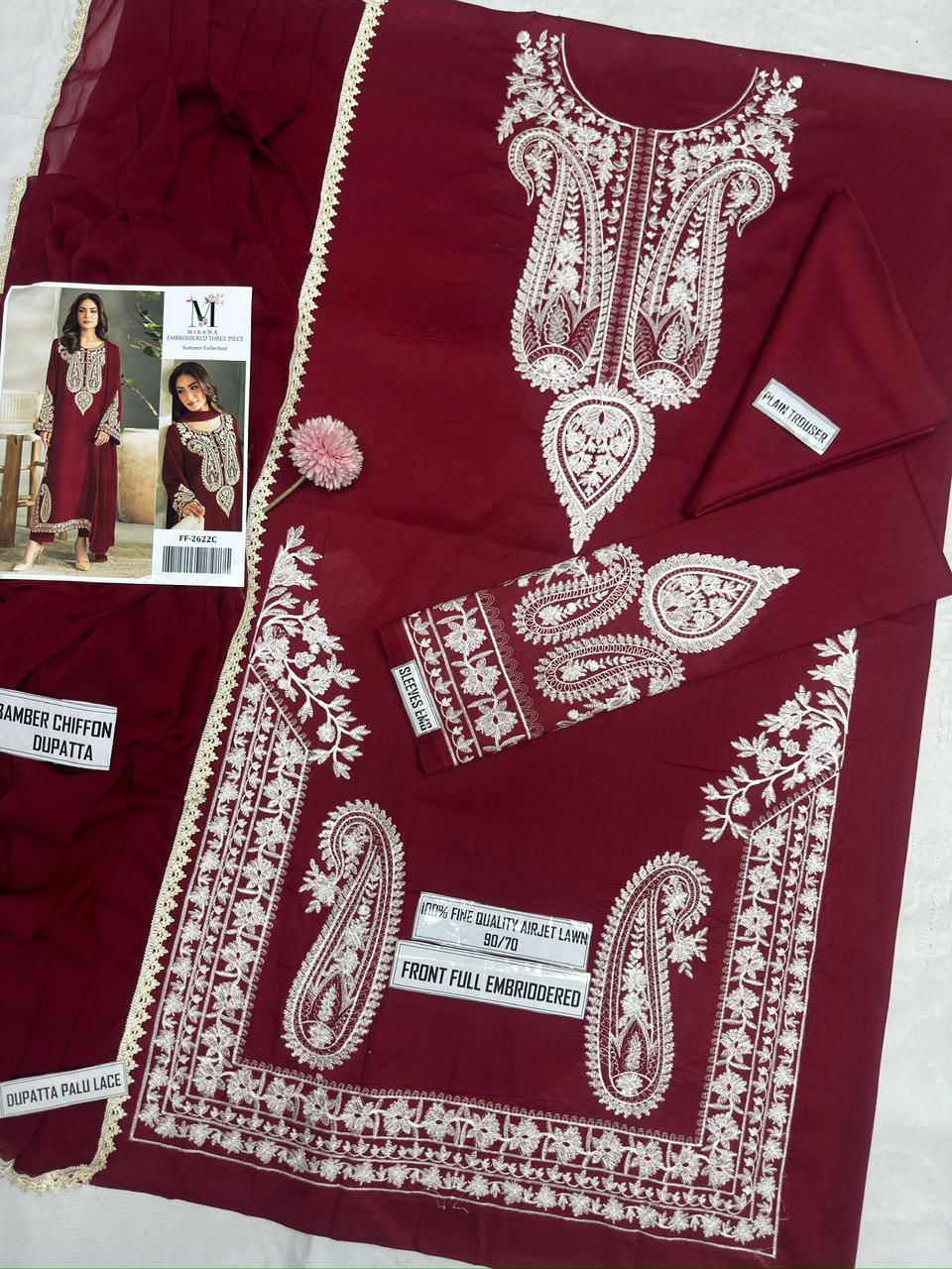 Best Quality Pure Airjet lawn 90/70*